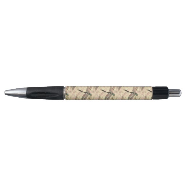 Vintage Dragonfly Print  Pen (Front)