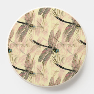 Vintage Dragonfly Print  PopSocket