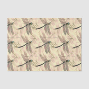 Vintage Dragonfly Print Tissue Paper