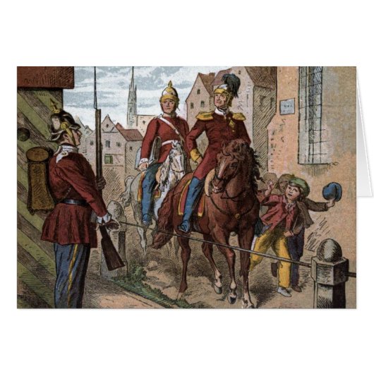 Vintage Drawing: Redcoat Soldiers (Front Horizontal)