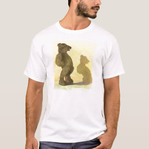 Vintage Drawing: Teddy Bear and his Shadow T-Shirt