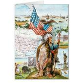 Vintage Drawing: USA Collage (Front)