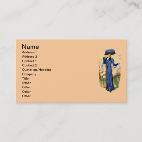 Vintage Dress Business Card