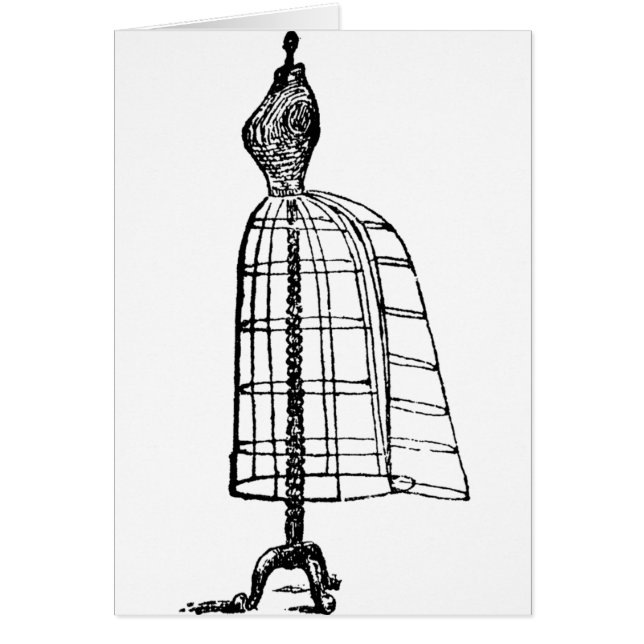 Vintage Dress Form Cards (Front)
