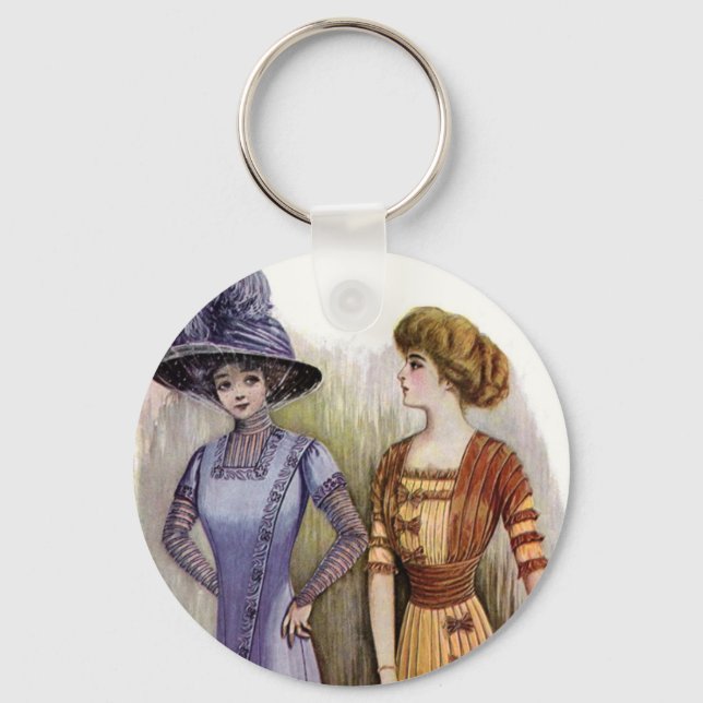 Vintage Dresses Keychain (Front)