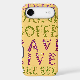 Vintage Drink coffee Save Lives and Take Selfies iPhone 17 Air Case