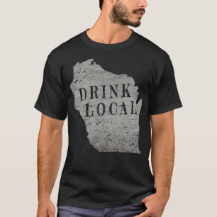 Vintage Drink local craft beer Wisconsin T-Shirt