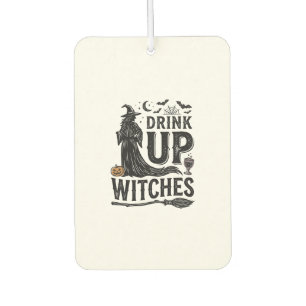 Vintage Drink Up Witches Halloween Shirt Design_1 Air Freshener