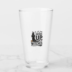 Vintage Drink Up Witches Halloween Shirt Design_1 Glass