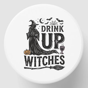 Vintage Drink Up Witches Halloween Shirt Design_1 Mini Candle Favors