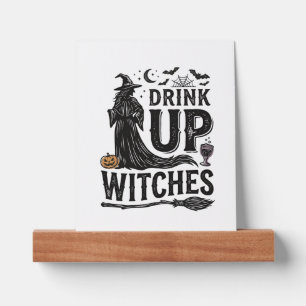 Vintage Drink Up Witches Halloween Shirt Design_1 Picture Ledge