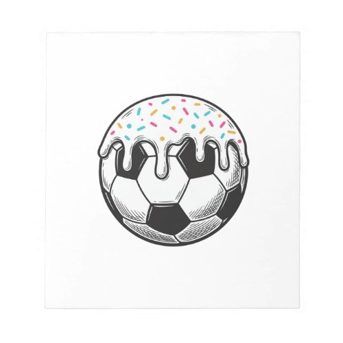 Vintage Dripping Icing Soccer Ball Shirt (2)_1 Notepad