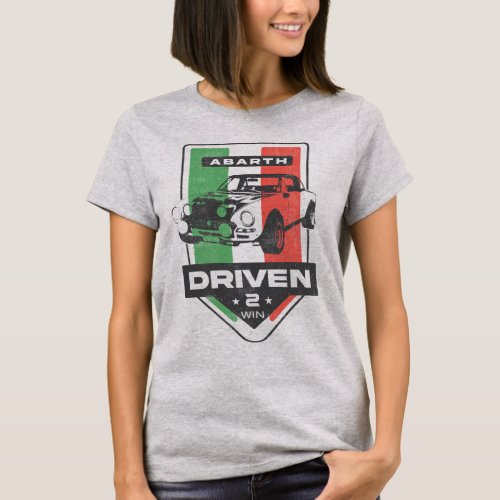 VINTAGE DRIVEN TO WIN ABARTH RACE T_Shirt