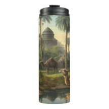 Vintage Dromedary Camel Desert Oasis Insulated