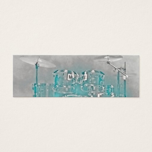 Customizable vintage drummer business card templates