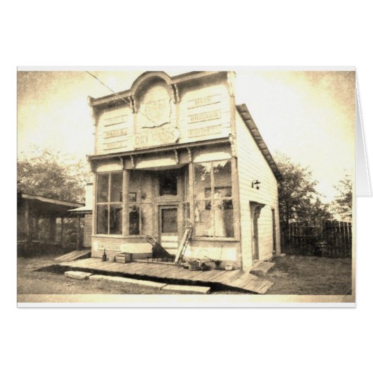 Vintage Dry Goods Building Cards (Front Horizontal)
