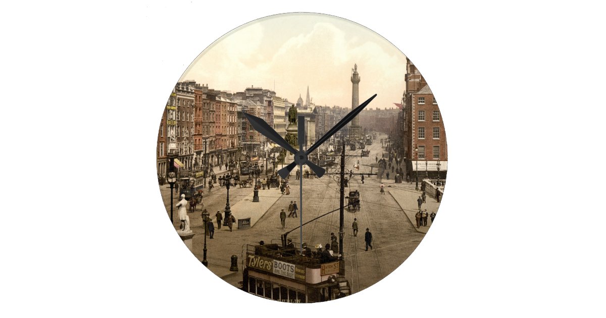 Vintage Dublin Wall Clock Zazzle