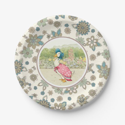 Vintage Duck Easter Party Paper Plates