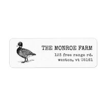 Vintage Duck Farm | Return Address Label
