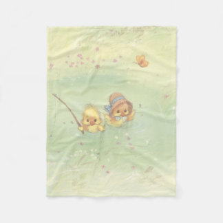 Vintage Duckies baby blanket