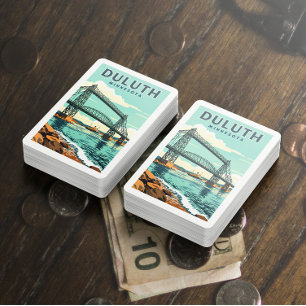 Vintage Duluth Minnesota Poker Cards