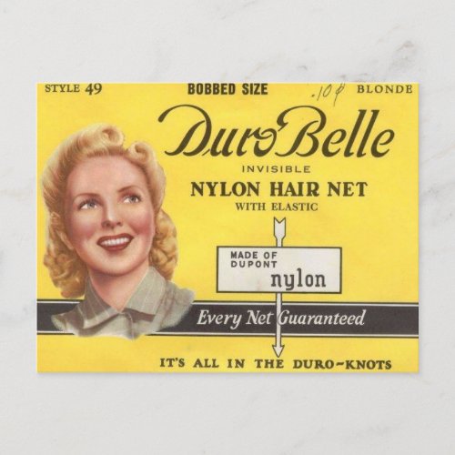 Vintage Duro Belle Ad Postcard