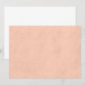 Vintage Dusty Peach Parchment Template Blank (Front/Back)