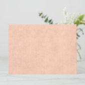 Vintage Dusty Peach Parchment Template Blank (Standing Front)