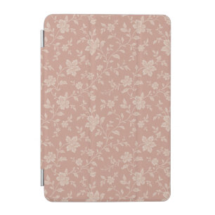 Vintage Dusty Rose Pink Florals Elegant Romantic iPad Mini Cover