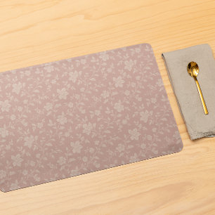 Vintage Dusty Rose Pink Florals Elegant Romantic Placemat