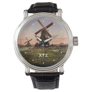 Vintage Dutch Windmills custom watches
