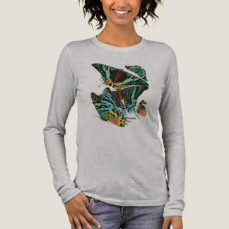 Vintage E.A. Séguy's Green butterflies Tri-Blend Shirt