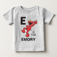 Vintage - E is for Elmo | Add Your Name Baby Bodys