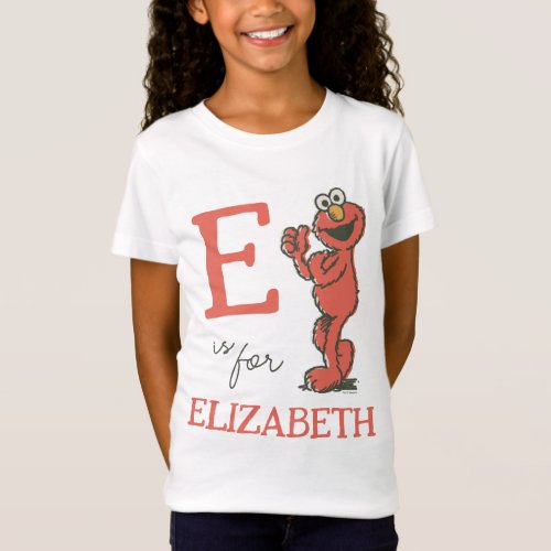 Vintage _ E is for Elmo  Add Your Name T_Shirt