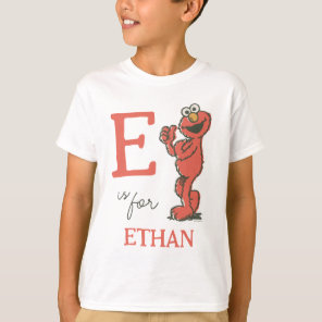 Vintage - E is for Elmo | Add Your Name T-Shirt