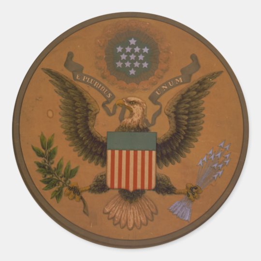 Vintage E Pluribus Unum Seal