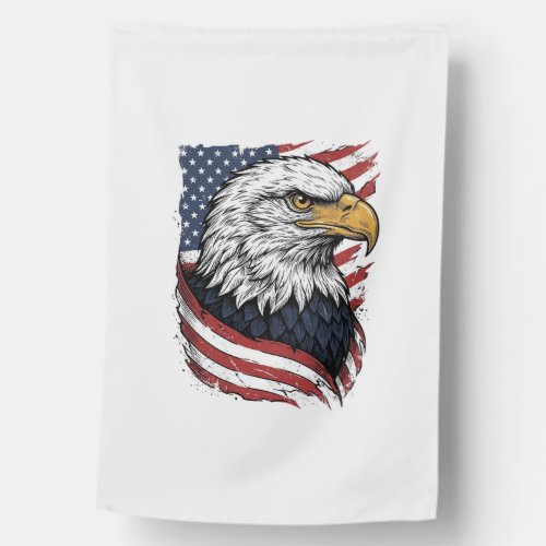 Vintage Eagle American Flag Patriotic Shirt Design