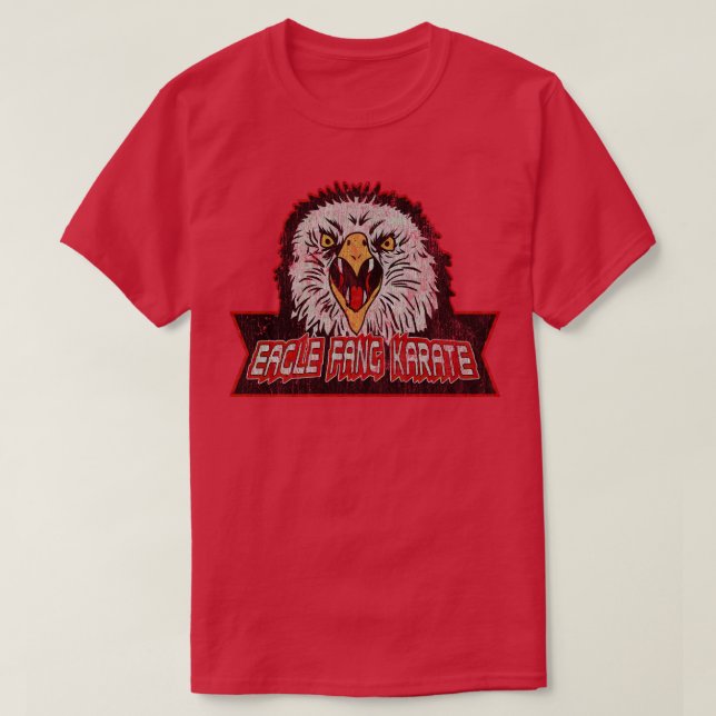 Vintage Eagle Fang Karate T-Shirt (Design Front)