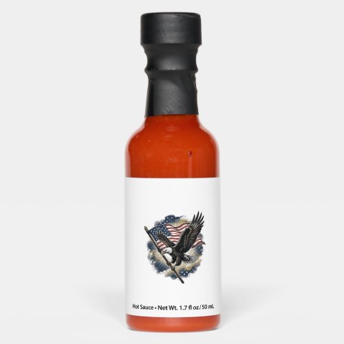 Vintage Eagle Flag Patriotic Shirt Design_1 Hot Sauces