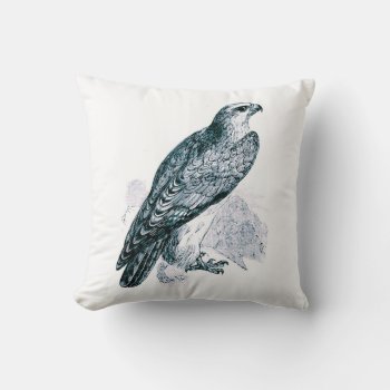 Vintage Eagle Illustration Throw Pillow by VictorianWonders at Zazzle