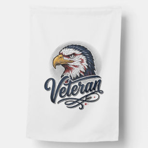 Vintage Eagle Veteran Patriotic Shirt Design_1 House Flag