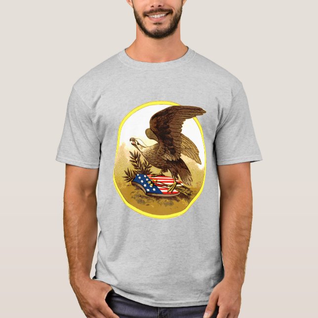 Vintage Eagle with Shield T-Shirt (Front)