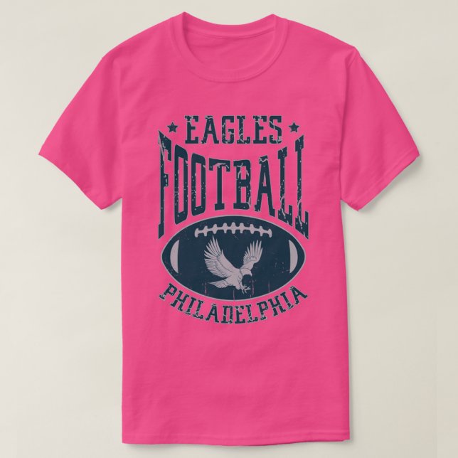 Vintage Eagles Football Philadelphia T-Shirt (Design Front)