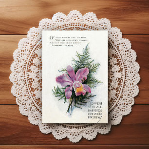 Vintage Early 1900's Birthday Greeting Postcard