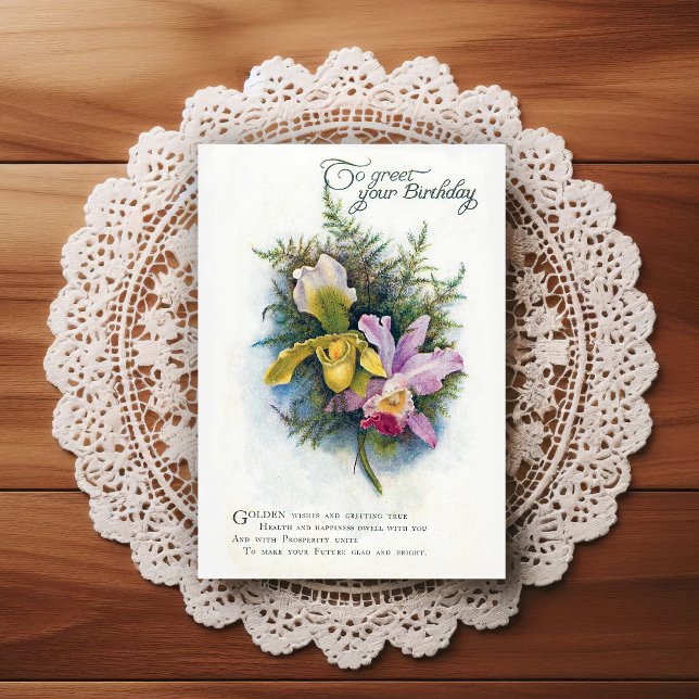 Vintage Early 1900's Birthday Greeting Postcard (Creator Uploaded)
