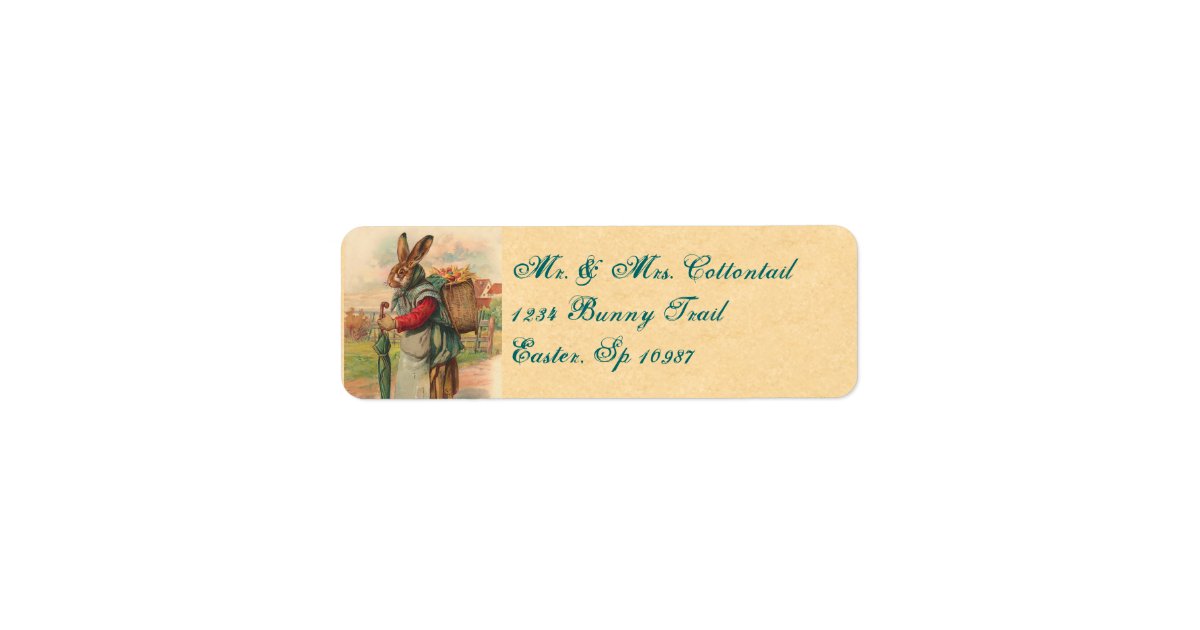 Vintage Easter Address Labels | Zazzle.com