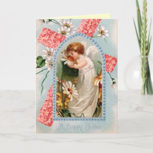 Vintage Easter Angel Card