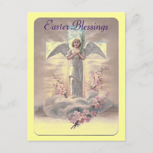 Vintage Easter Angel Postcard