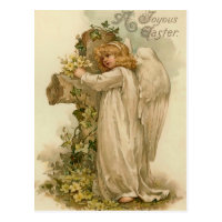 Vintage Easter Angel Postcard
