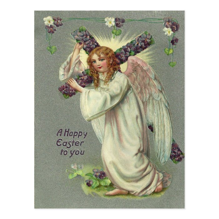 Vintage Easter Angel Postcards